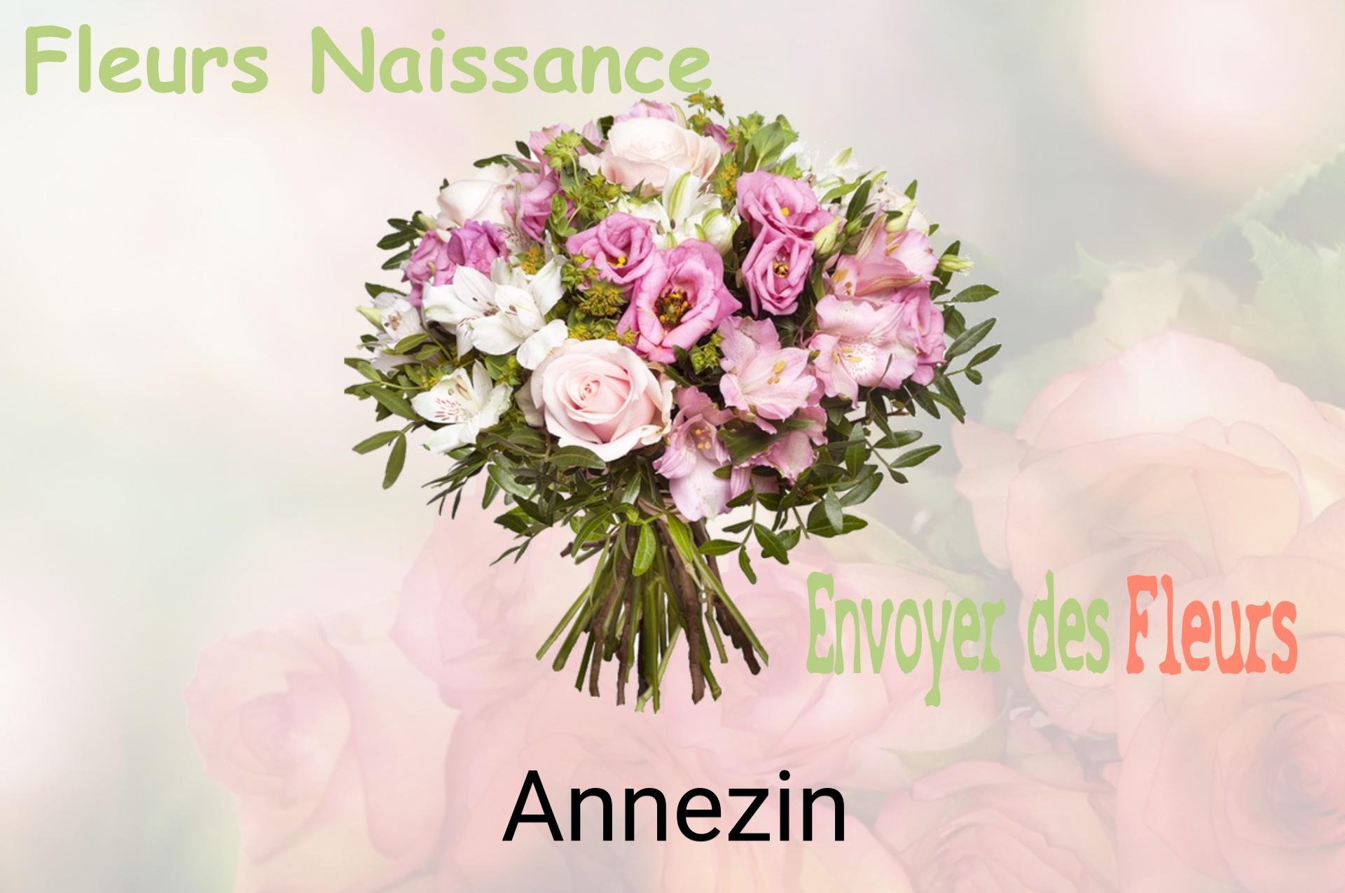 Bouquet de fleurs de naissance livré à Annezin
